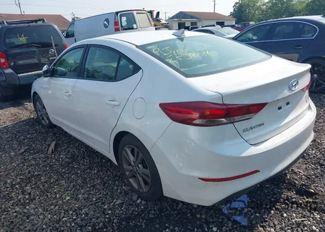 2018 Hyundai Elantra Sel из США, поврежденный, VIN 5NPD84LF6JH360640